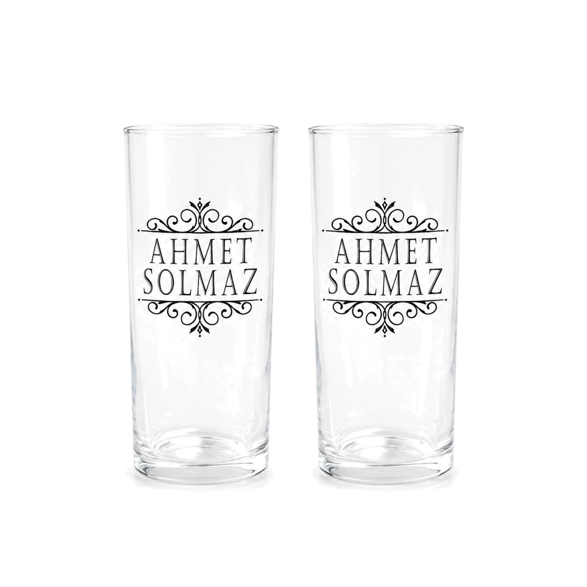 İsme Özel Rakı Kadehi - İkili Rakı Kadehi