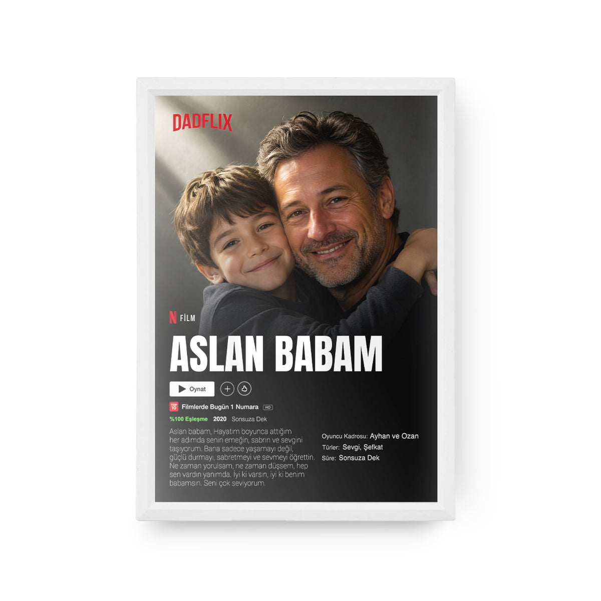 Dadflix Babalar Günü Tablosu
