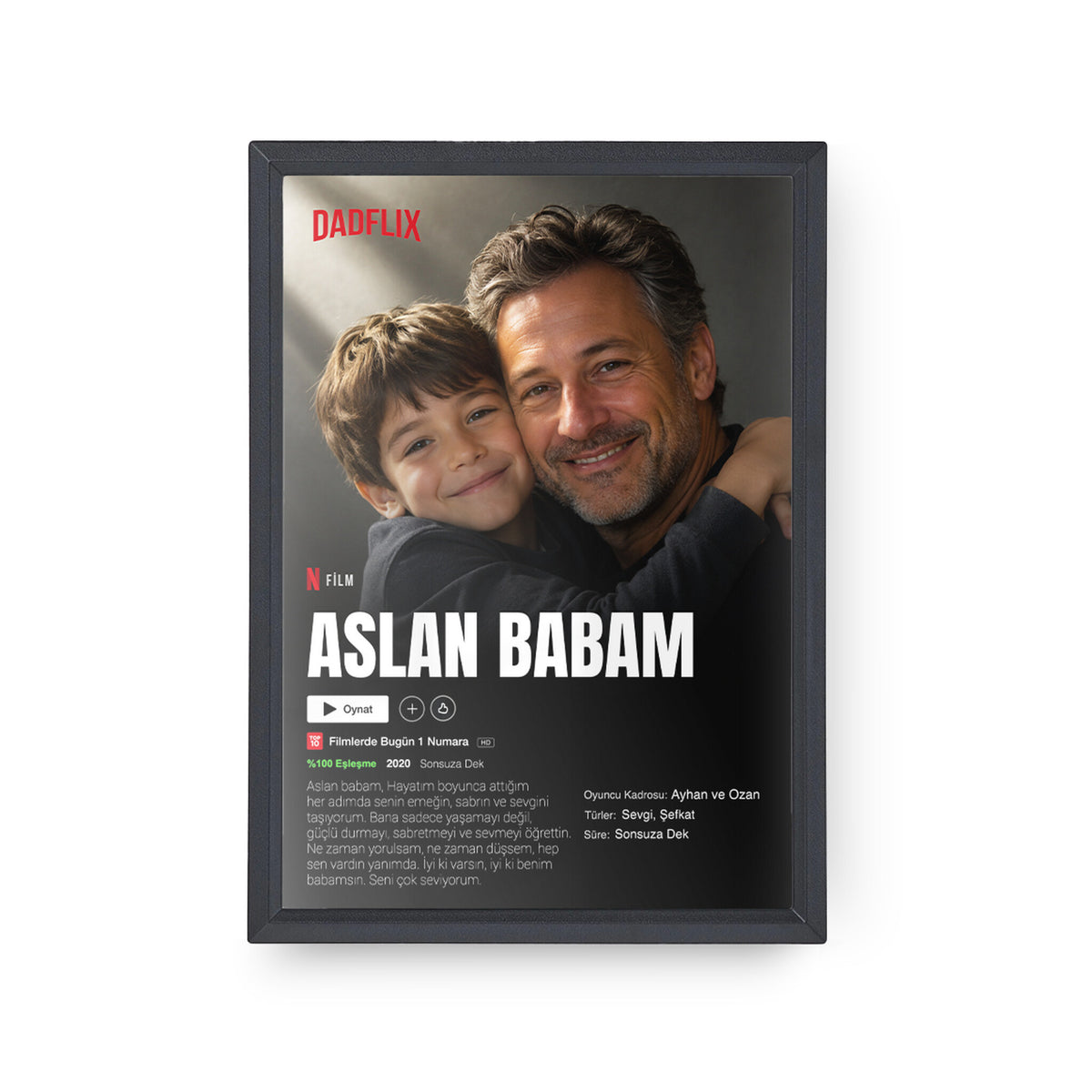 Dadflix Babalar Günü Tablosu