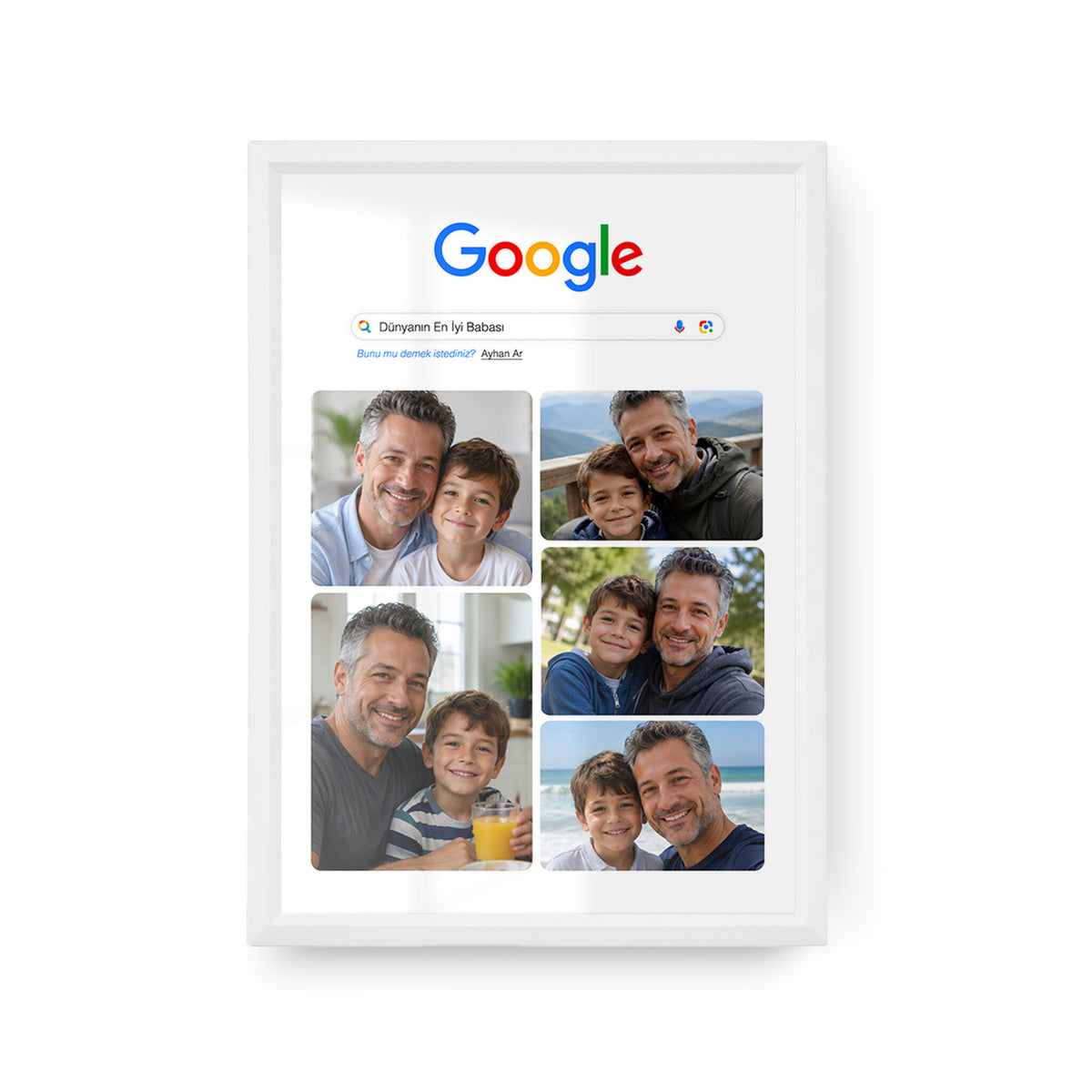 Google Babalar Günü Tablosu