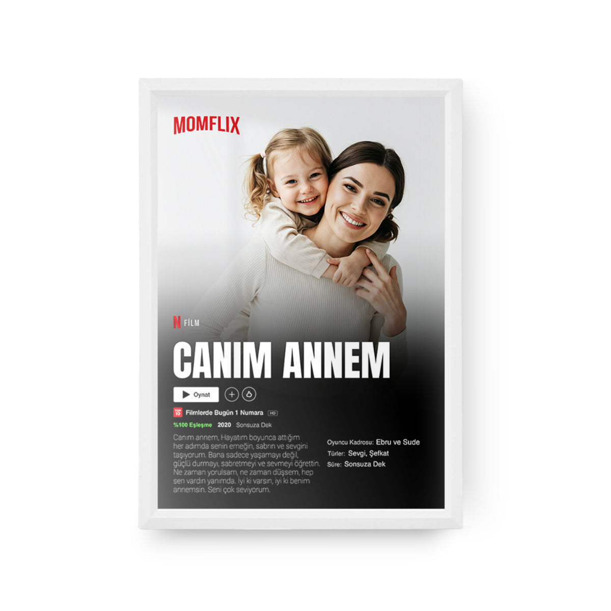 Momflix Anneler Günü Tablosu
