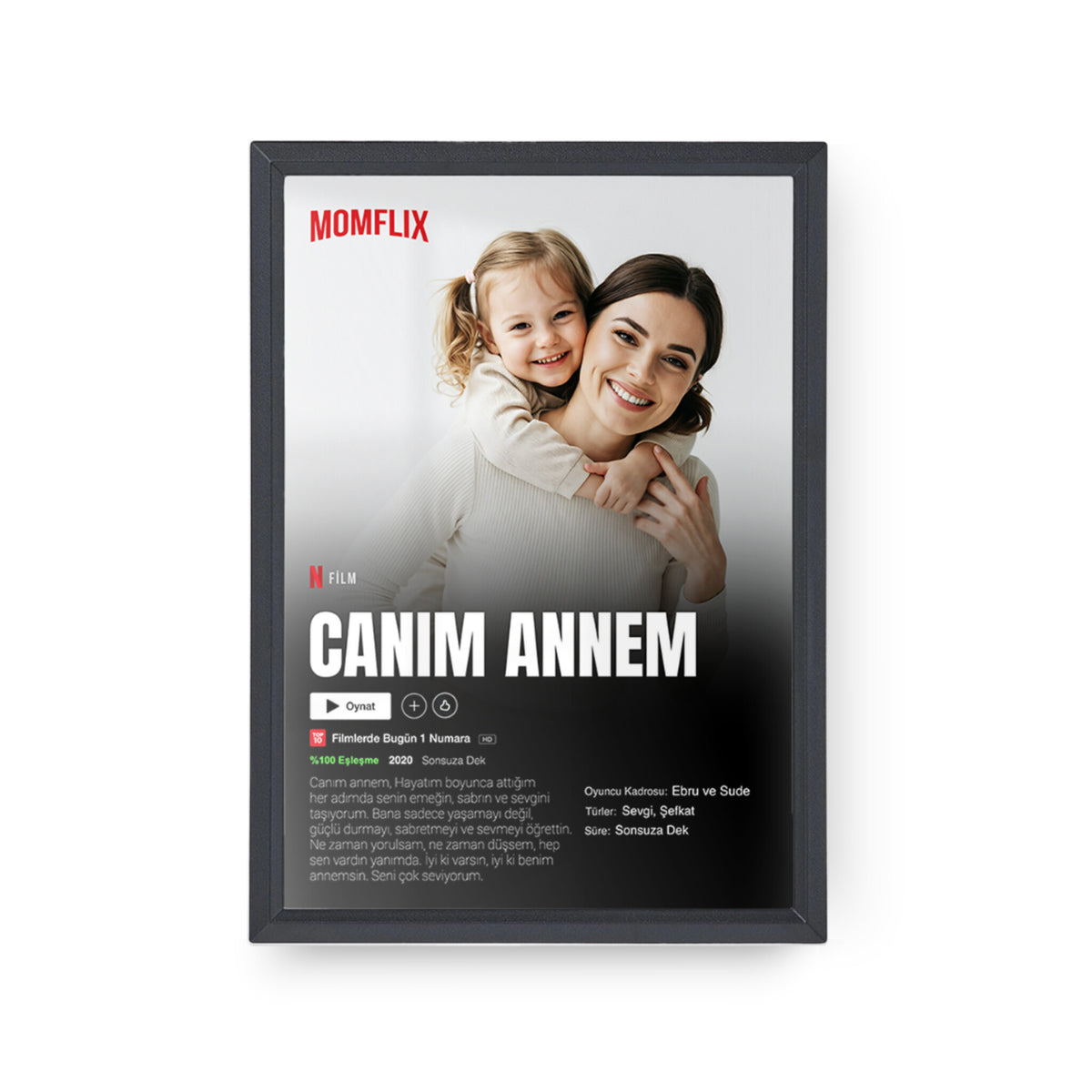 Momflix Anneler Günü Tablosu