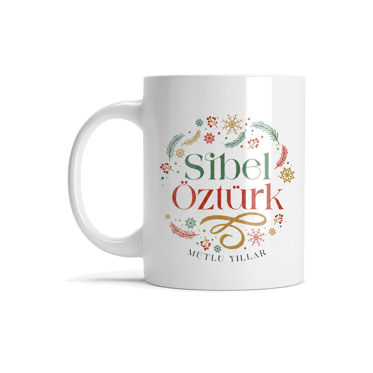 Mutlu Yıllar Kişiye Özel Kahve Kupası